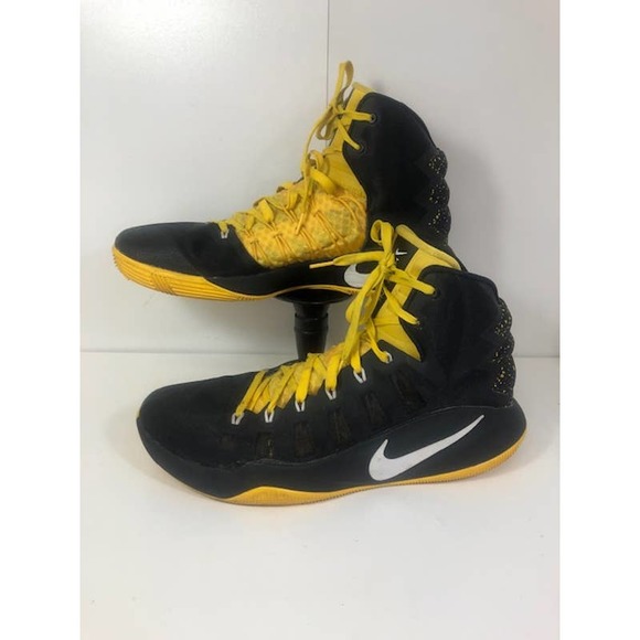 Nike Hyperdunk 2016 SE Black Varsity Maize Sneakers Shoes Men's US 13 - Picture 2 of 7